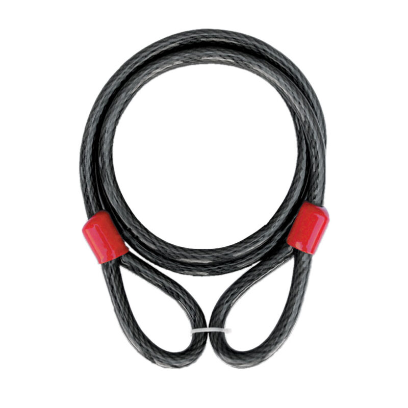 CABLE SEGURIDAD DOBLE LAZO 1.6 cm x 1.5 m