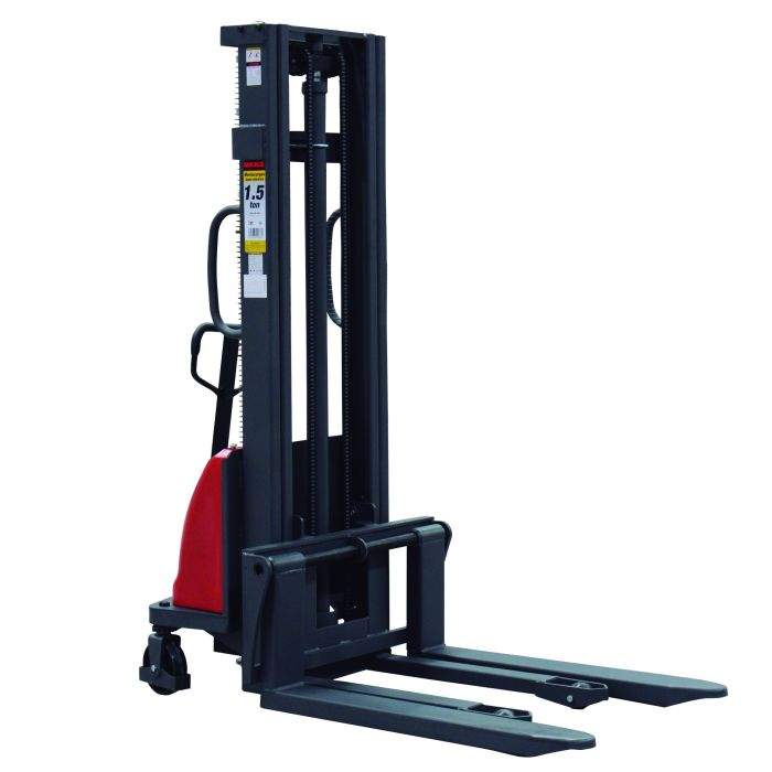 Montacargas hidráulico semi eléctrico 1 ton