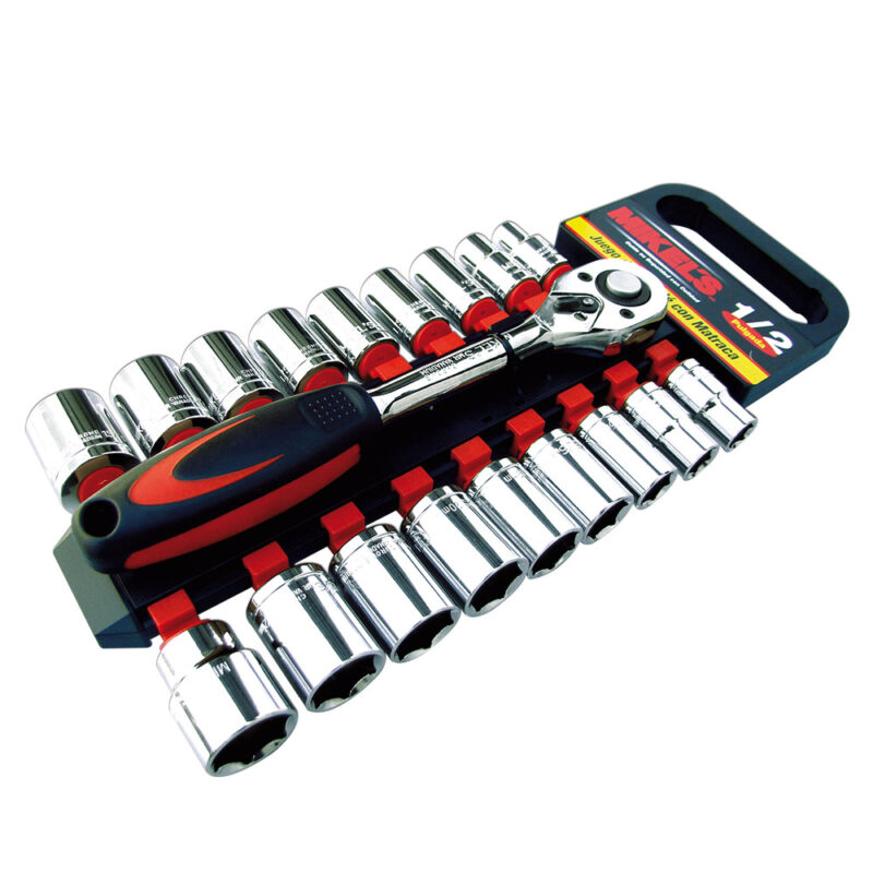 JUEGO DE DADOS Y MATRACA 1/2 19 PZAS