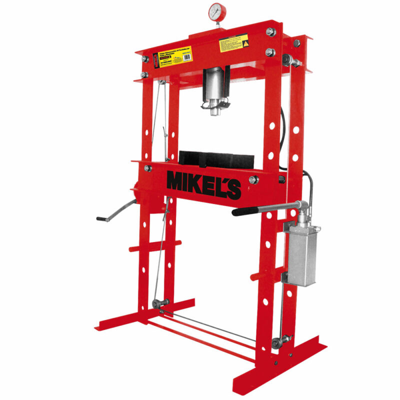 PRENSA HIDRAULICA 50 t CON PISTON Y MANOMETRO