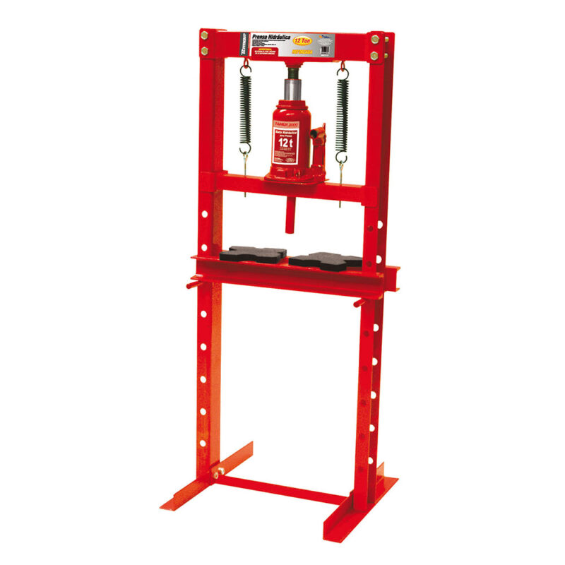 Prensa hidráulica reforzada 12 t con gato TAMER