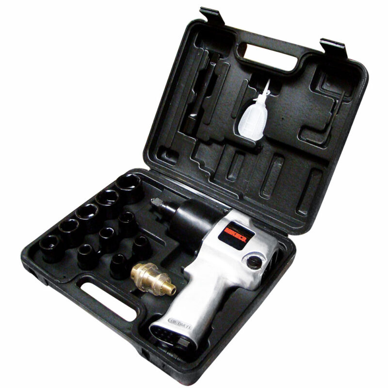 PISTOLA IMPACTO NEUMATICA 1/2 420 pie/lb C/DADOS