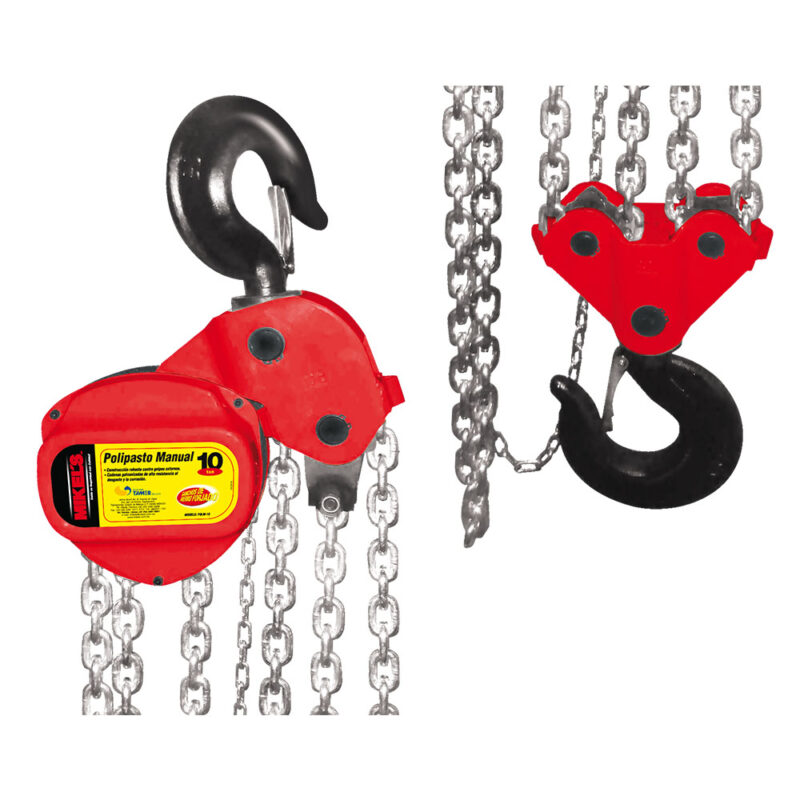 POLIPASTO MANUAL 10 t CADENA 3 m