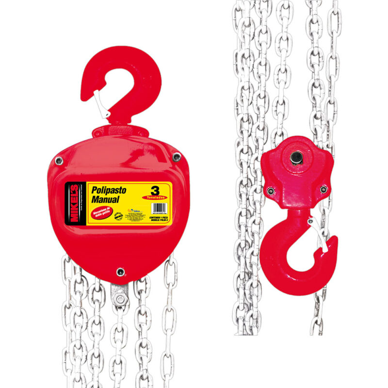 POLIPASTO MANUAL 3 t CADENA 3 m