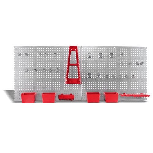 PANEL CON SOPORTE PARA HERRAMIENTAS 34 PIEZAS