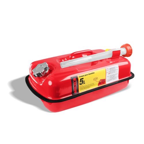 TANQUE PARA GASOLINA 5 l ACERO C/MANGUERA