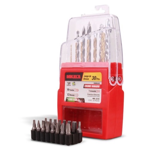 Juego de brocas 30 piezas